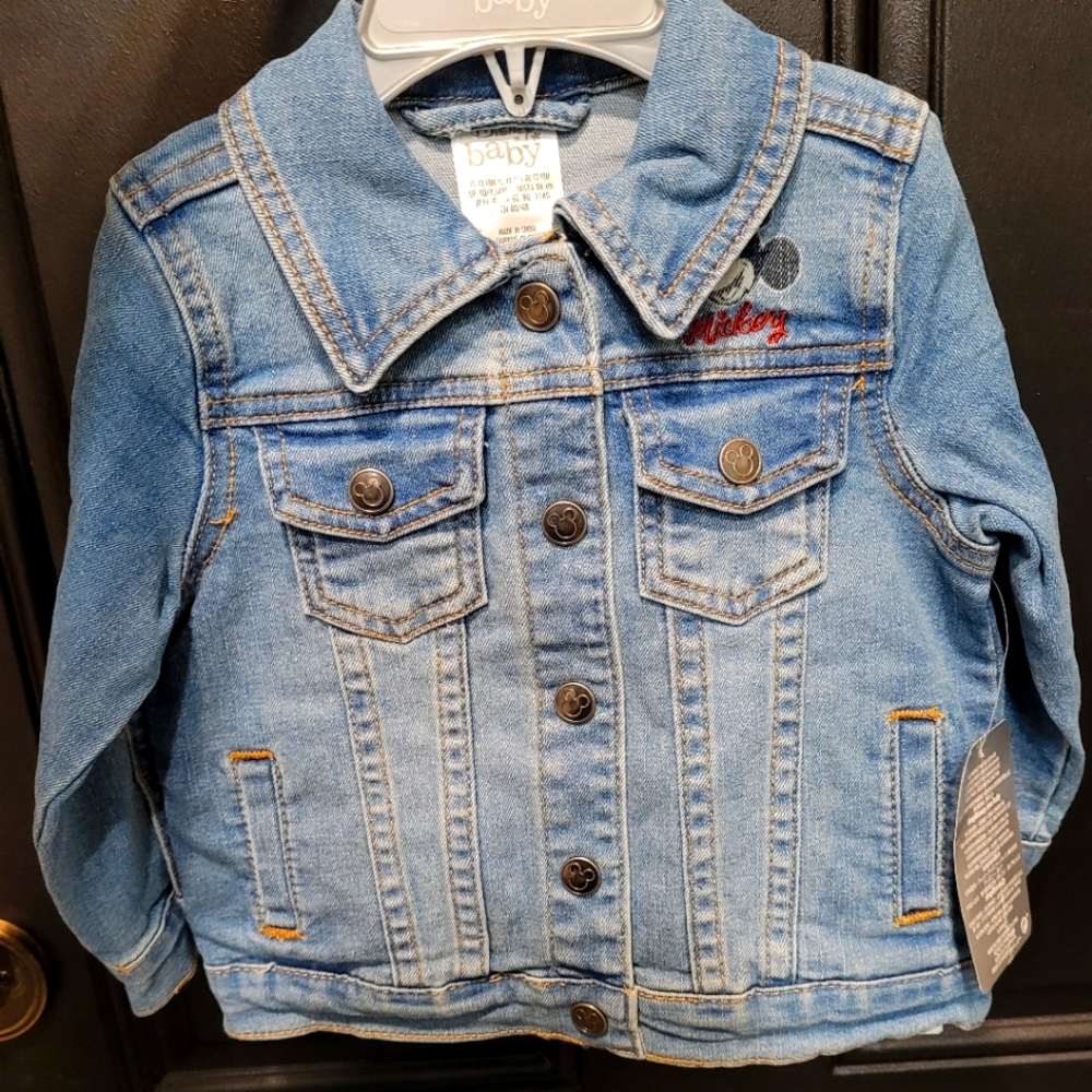 Disney Baby jean jacket. 12-18M.